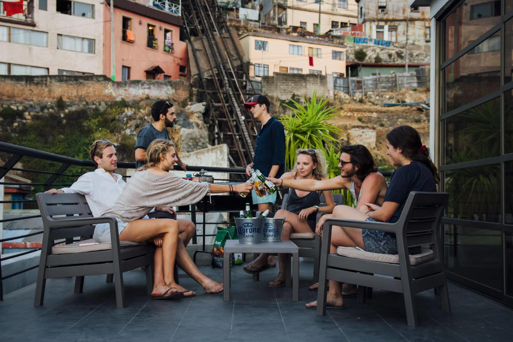 La Joya Hostel Valparaíso Zewnętrze zdjęcie